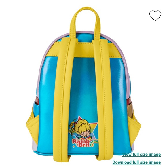 Loungefly Rainbow Brite Exclusive The Color Kids Light Up Mini Backpack & Wallet main image 12